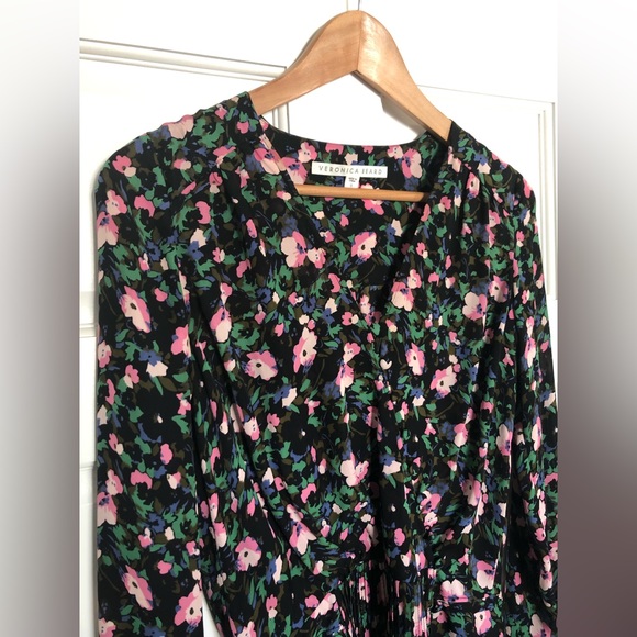 Veronica Beard floral silk mini dress - Picture 3 of 9
